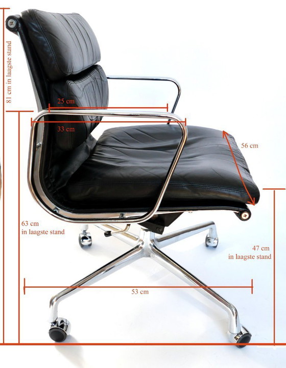 Image 1 of Vintage EA 217 Soft Pad office chair Charles & Ray Eames, Herman Miller