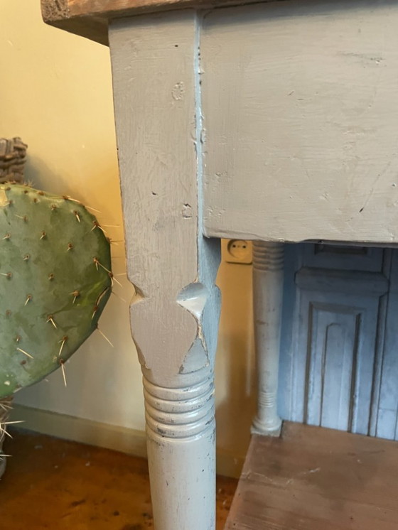 Image 1 of Beistelltisch Wandtisch doppelt Plateau Französisch