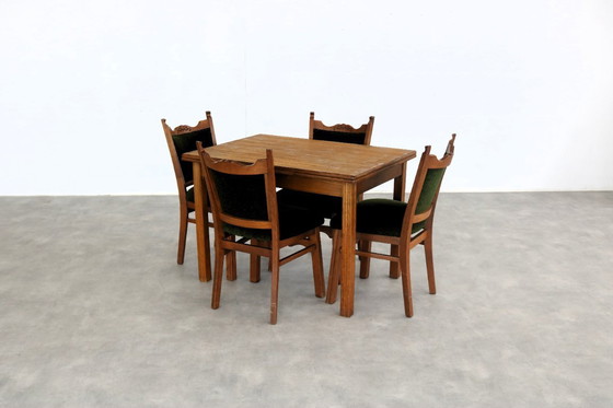 Image 1 of Art Deco 1940s dining table