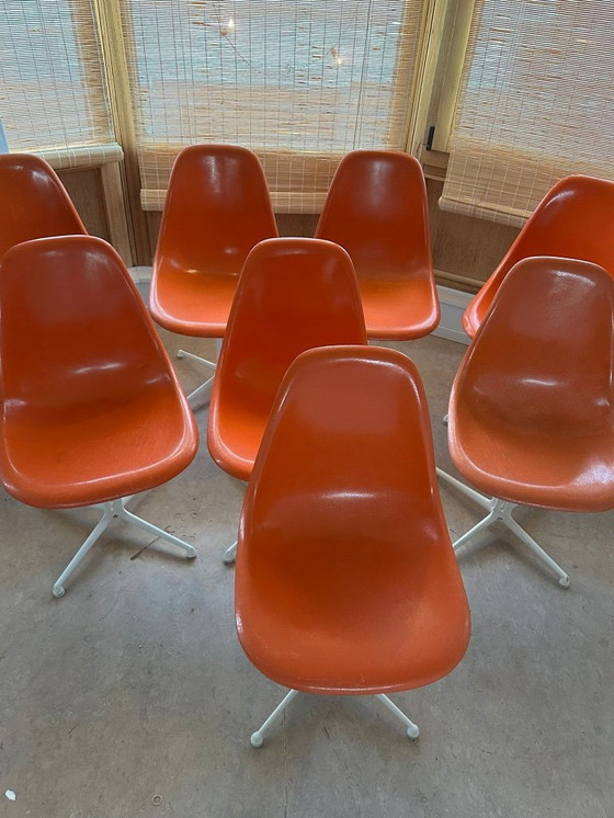 Image 1 of Chaises Charles & Ray Eames, ancienne version Herman Miller La Fonda