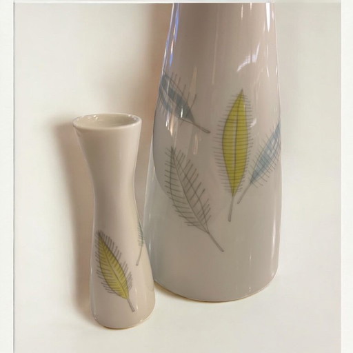 Rare Rosenthal vase set by Raymond Loewy | 50s/60s design classics | Mid - Century porcelain