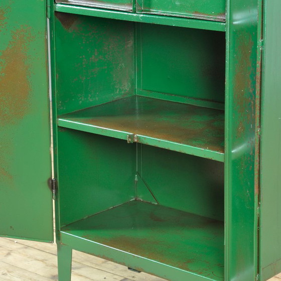 IJzeren Industriële Kast, jaren 70 – Kasten, Iron, Metal, Vintage (photo 5 of 15)