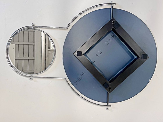 Espejo de pared con lupa giratoria, de Bieffeplast, Italia, década de 2000. – Chrome, Glass (photo 13 of 19)