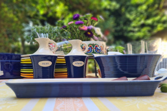 Image 1 of Malin Gustavsson per SAGAFORM Svezia Set di tapas blu cobalto