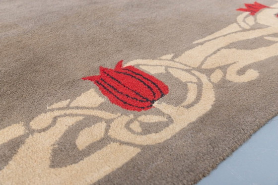 Image 1 of Vintage Limited Edition Italian rug ‘Tulipano’ from Voghi for Villa d’Este