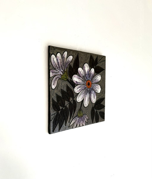 Vintage Keramikwandfliese, Ruscha Keramik ‘60 – wanddecoratie, Ceramic (photo 2 of 7)