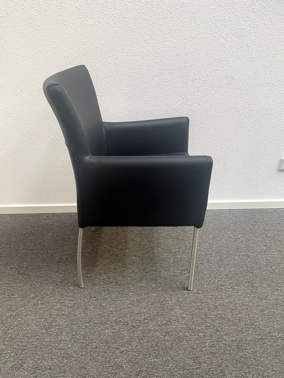 Image 1 of Dining Room Set Table Danish Oval 300 cm and 8 Chairs Toledo (Black)
