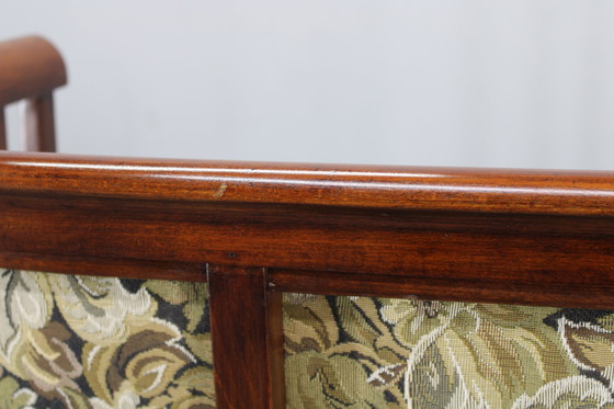 Image 1 of Josef Hoffmann Variation of Art Nouveau "Fledermaus" Sofa