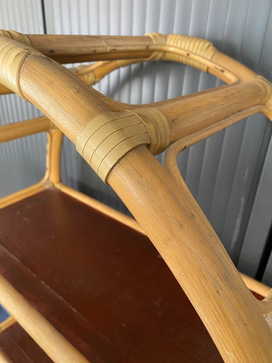 Etagère Bibliothèque En Rotin Vintage Années 70 – Rattan (photo 17 of 20)