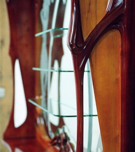 Piano di lavoro in stile Art Nouveau - Pezzo unico – Sculture, Wood (photo 8 of 9)