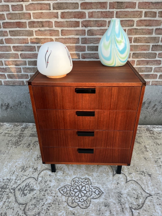 Image 1 of Vintage Made to Measure ladenkast met 4 laden door Cees Braakman voor Pastoe,