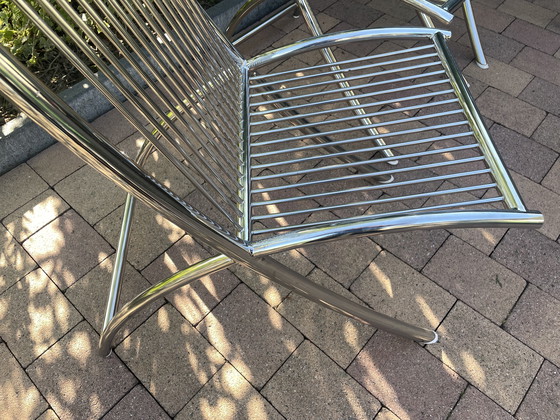 Image 1 of Gardinox Tuinstoelen RVS 4 stuks