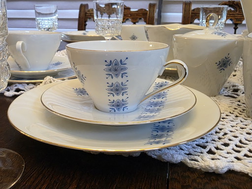 Juego de café y té vintage + vajilla de la prestigiosa marca Kronester Bavaria (Alemania).