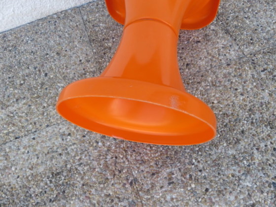 Tabouret Plastique Orange, SELUP, France, 1970 – Plastic (photo 9 of 11)