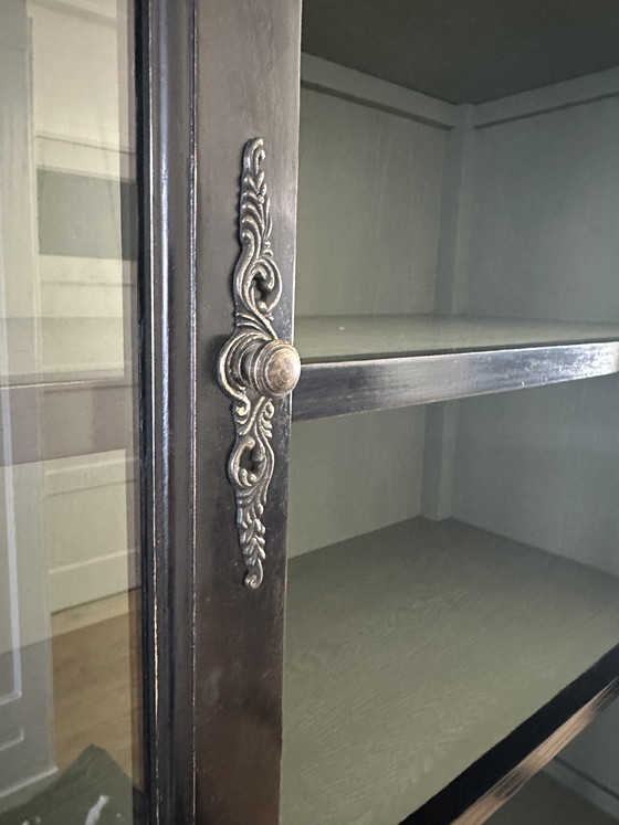 Image 1 of Vintage black sideboard