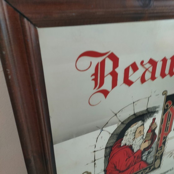 Image 1 of Vintage Beaujolais pubspiegel wanddecoratie spiegel