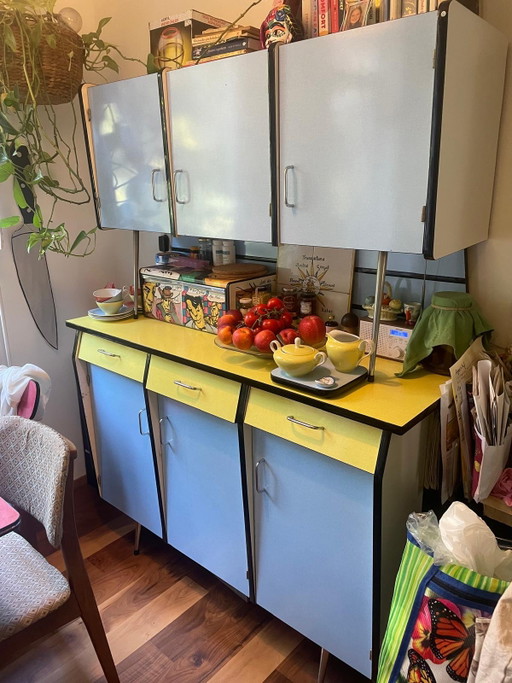 Mobile da cucina vintage in laminato – buffetkasten, Other