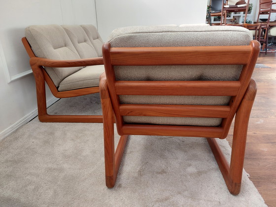 Image 1 of EMC MØBLER 3-2-1 Wohnzimmergarnitur, komplett restauriert.