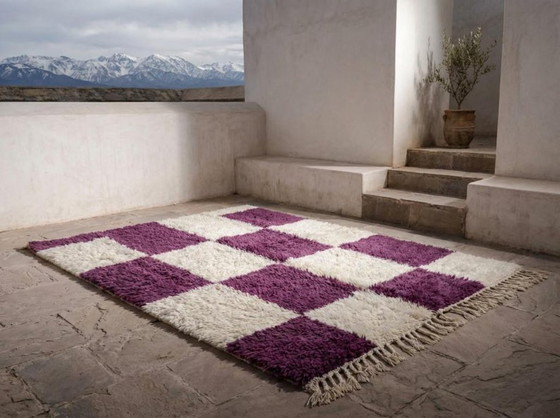 Tapis Berbère En Laine Fait Main 200cmx300cm – Cotton (photo 6 of 6)