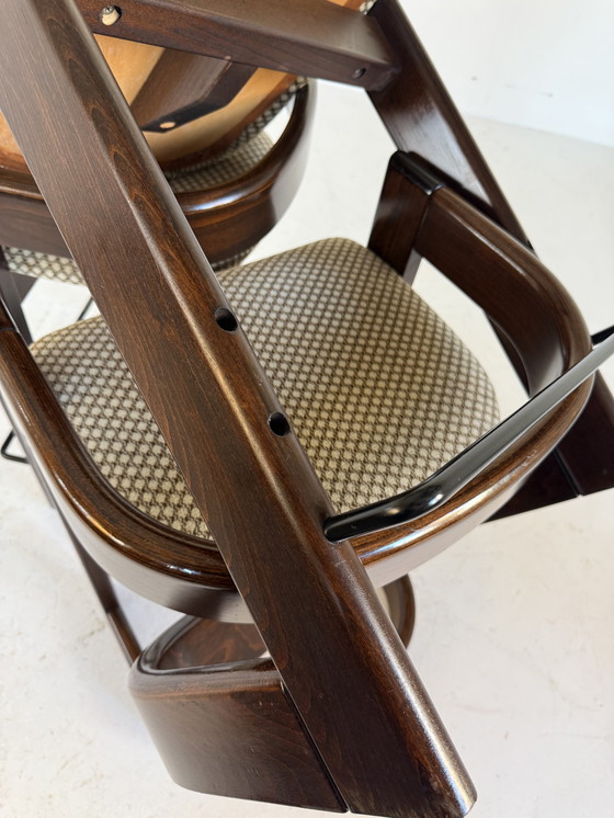 Image 1 of 3x Barhocker im Stil des Brutalismus, Willy Rizzo Stil ’80