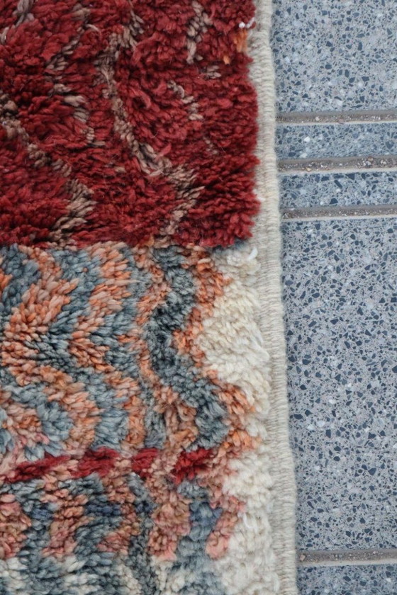 Extra large Moroccan rug 500 × 400 cm, Turquoise, ivory and terracotta, Rugs & carpets, Wool, mint (photo 7 of 10)
