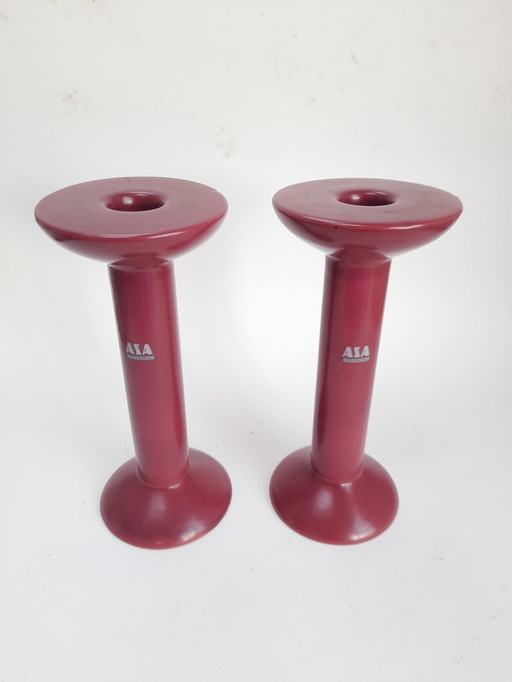 Pair of Asa Selection 80s candlesticks