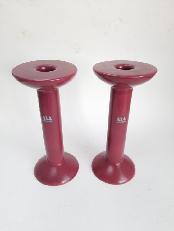 Image 1 of Pair of Asa Selection 80s candlesticks