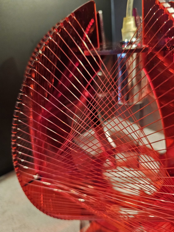 Image 1 of Paul secon? Futuristic space-age pendant lamp made of plexiglass and nylon thread