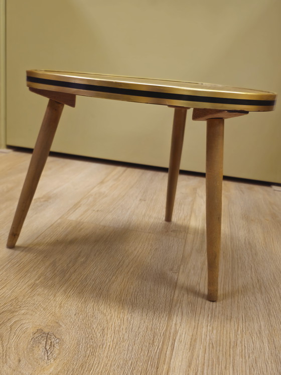 Image 1 of Vintage Plantentafeltje Tafeltje Bijzettafeltje Tafel 