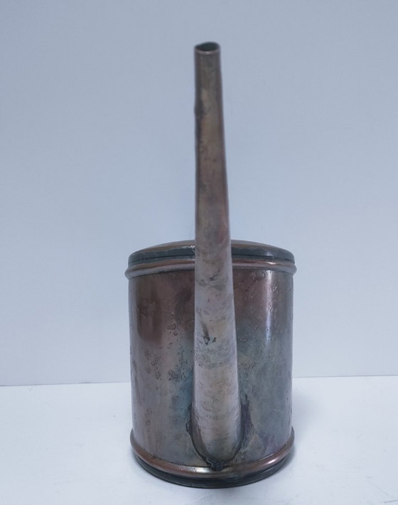 Image 1 of arrosoir cuivre grande anse courbe vintage