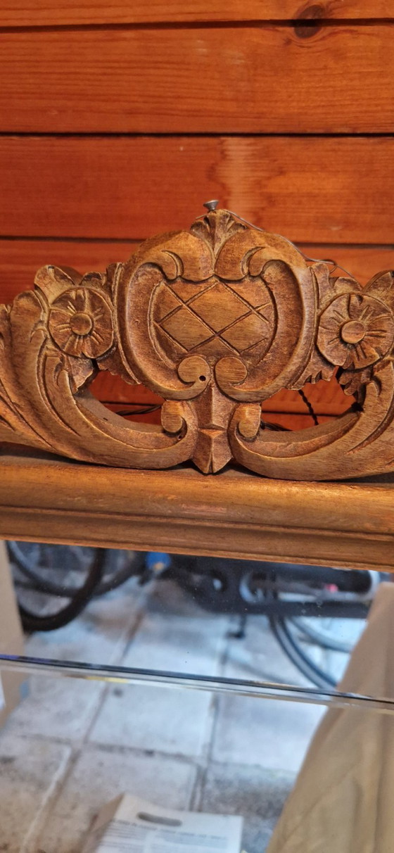Image 1 of Specchio, vetro tagliato, vintage, antico