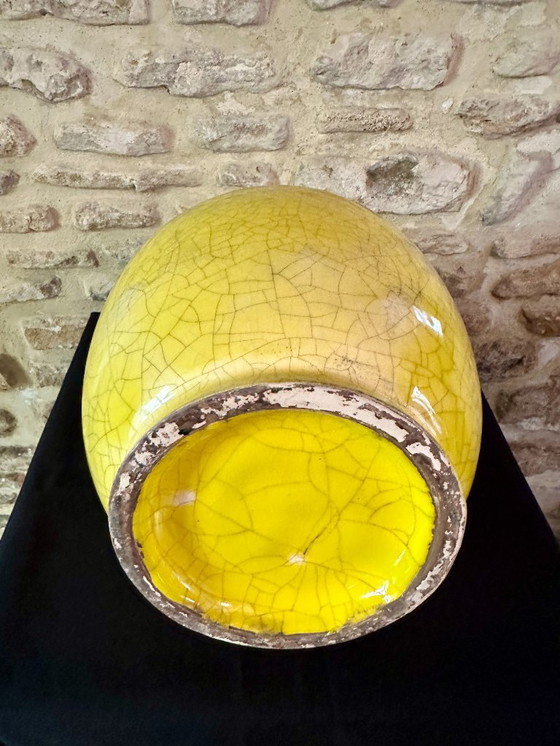 Image 1 of VASE JAPONISANT VINTAGE XXL