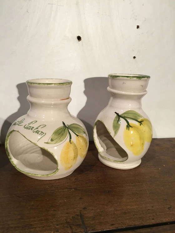 Vallauris und Moustier Parfumbrenner Ihrer Wahl – Kerzenhalter, Porcelain, Vintage (photo 5 of 12)