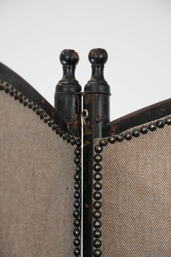 Image 1 of Antique restored bendwood Art Nouveau room divider from the late 19th century