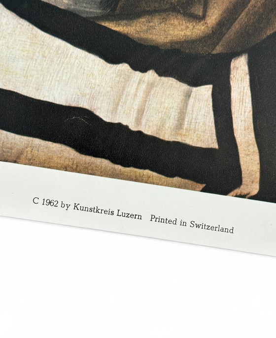 Image 1 of Albrecht Dürer zelfportret 26 jarige leeftijd copy lithography uit 1962 printed by Kunstkreis Luzern Switzerland 