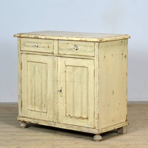 Antikes Kiefernholz-Sideboard, um 1910
