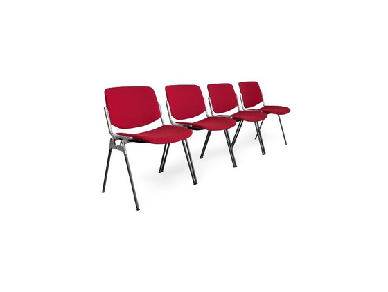 Image 1 of Set van 4 Castelli stoelen, stapelbare stoelen van Giancarlo Piretti, vintage stijl