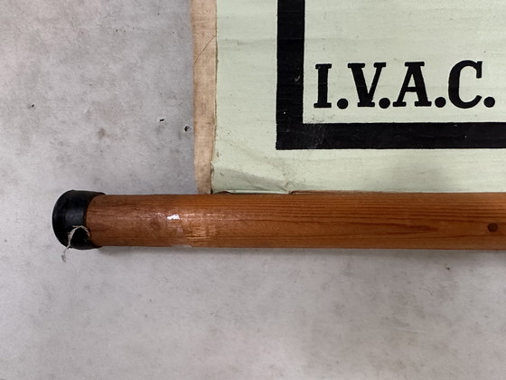 Image 1 of Vintage XL Linnen Schoolkaart ‘Periodiek Systeem Van De Elementen’ - 1966