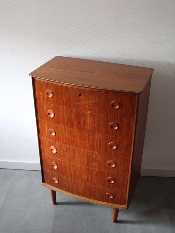 Image 1 of Vintage Deense ladekast in teak 