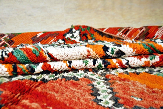 Image 1 of Rood Vintage Marokkaans Boujaad Vloerkleed - 315 x 192 cm