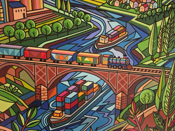 Industrial Revolution – Franklin van Dam, Paintings & Drawings, Mdf (photo 7 of 12)