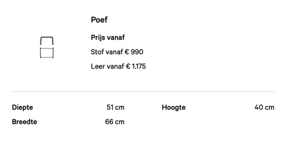 Image 1 of Leolux Felizia sofa with ottoman in leather