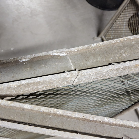 Image 1 of 4x Vintage 70s NS Hondekop (Mat 54) bagagerekken treincoupe / wandkapstok/ hoedenrek