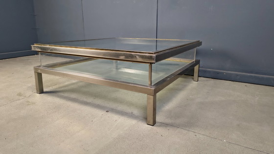 Image 1 of Vintage Sliding Top Coffee , 1970s