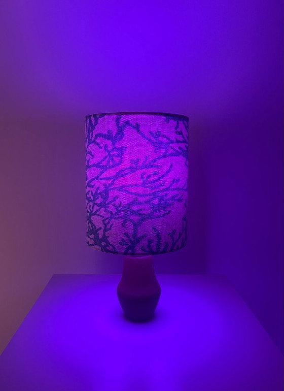 Image 1 of Reizende kleine Mini-Tischlampe - kabellos, upgecykelt aus Scheurich Vase 50er Jahre