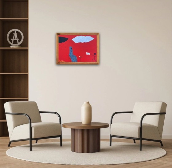 Image 1 of Acrilico su tela 46x33 cm.