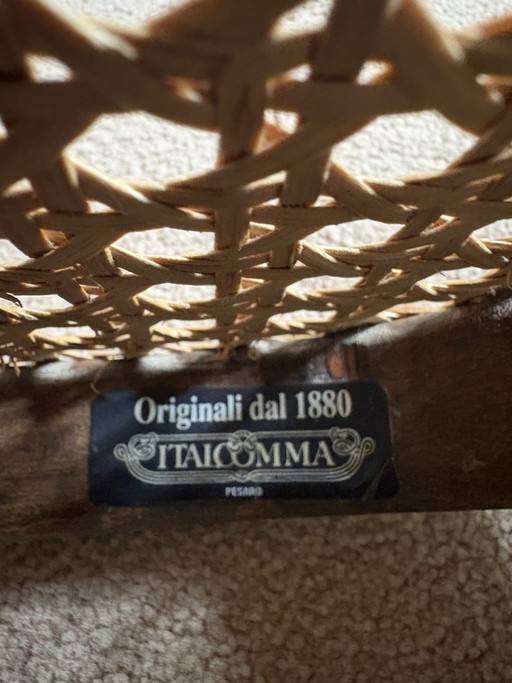 Cuatro sillas Thanet de Italcomma – eetkamerstoelen, Rattan, Wood (photo 2 of 5)