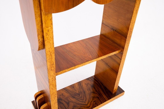 Image 1 of Art Deco console from the 1950s, Poland.