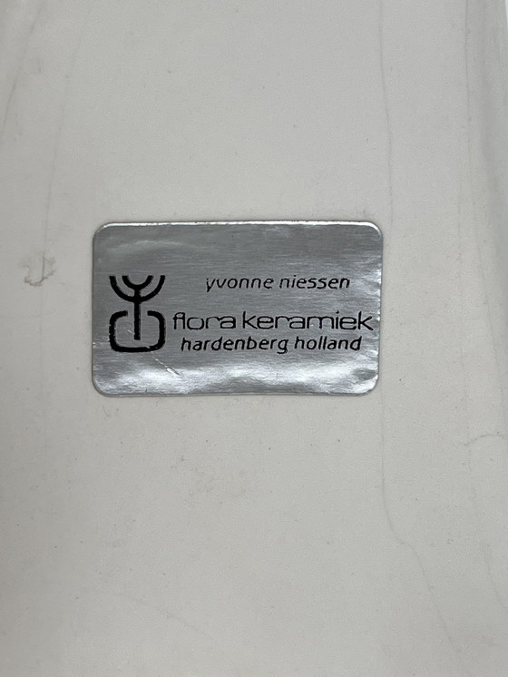 Image 1 of Vintage Yvonne Niessen Flora ceramic sculpture 