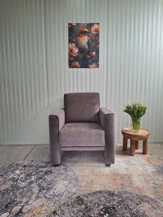 Image 1 of Luxurious armchair in soft fabric, new